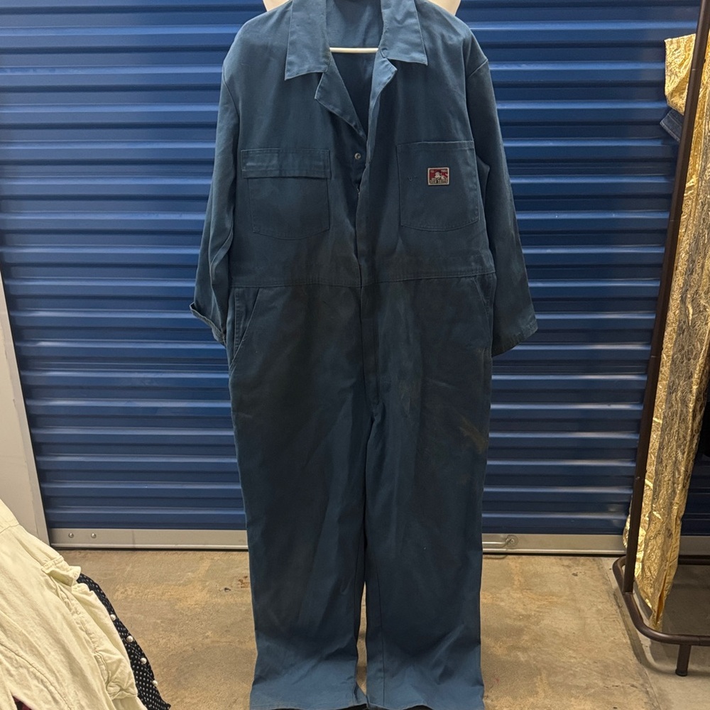 Vintage Ben Davis Blue Workwear coverall overalls